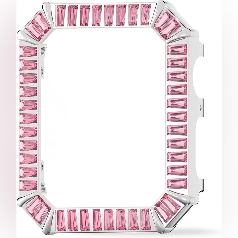 Swarovski Apple Watch 40mm Face, Pink Swarovski Crystals